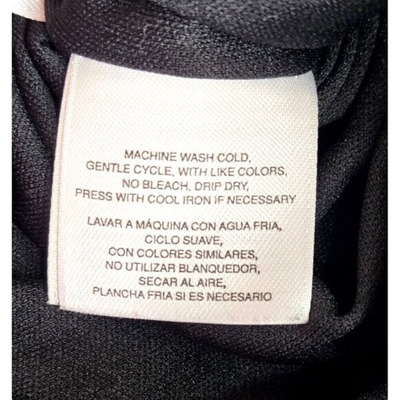 Sleeveless Shift Dress by Ann Klein Knee Length Black Floral Career Party Lined - Picture 11 of 12